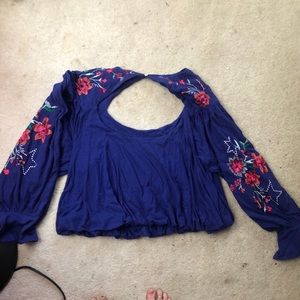 Free People Cropped Long Sleeve